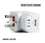 USB travel adapter DH-300, huisvesting materiële brandvertragend PC (brand rating UL94-V0)