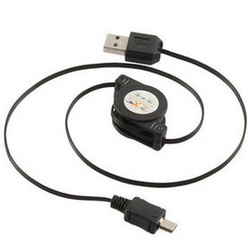De intrekbare van de micro- usb kabels kabellader