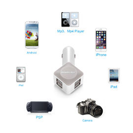 iPhone 6 plus Samsung-de Adapter van de de Autolader van Melkwegs6 S5 S4 USB met haven 4