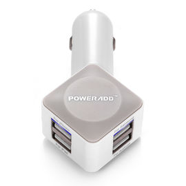 iPhone 6 plus Samsung-de Adapter van de de Autolader van Melkwegs6 S5 S4 USB met haven 4