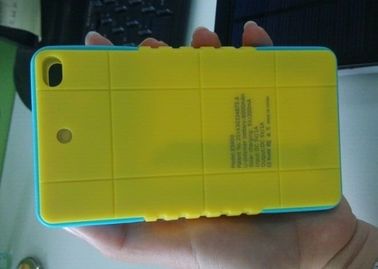 6000MAH zonne Plastic Machtsbank Waterdicht voor Mobiele Telefoonlader