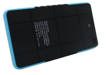 6000MAH zonne Plastic Machtsbank Waterdicht voor Mobiele Telefoonlader