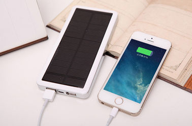 12800mah draagbare Zonnemachtsbank voor Mobiele Telefoon/Tabletten met Li-Polymeer Batterij