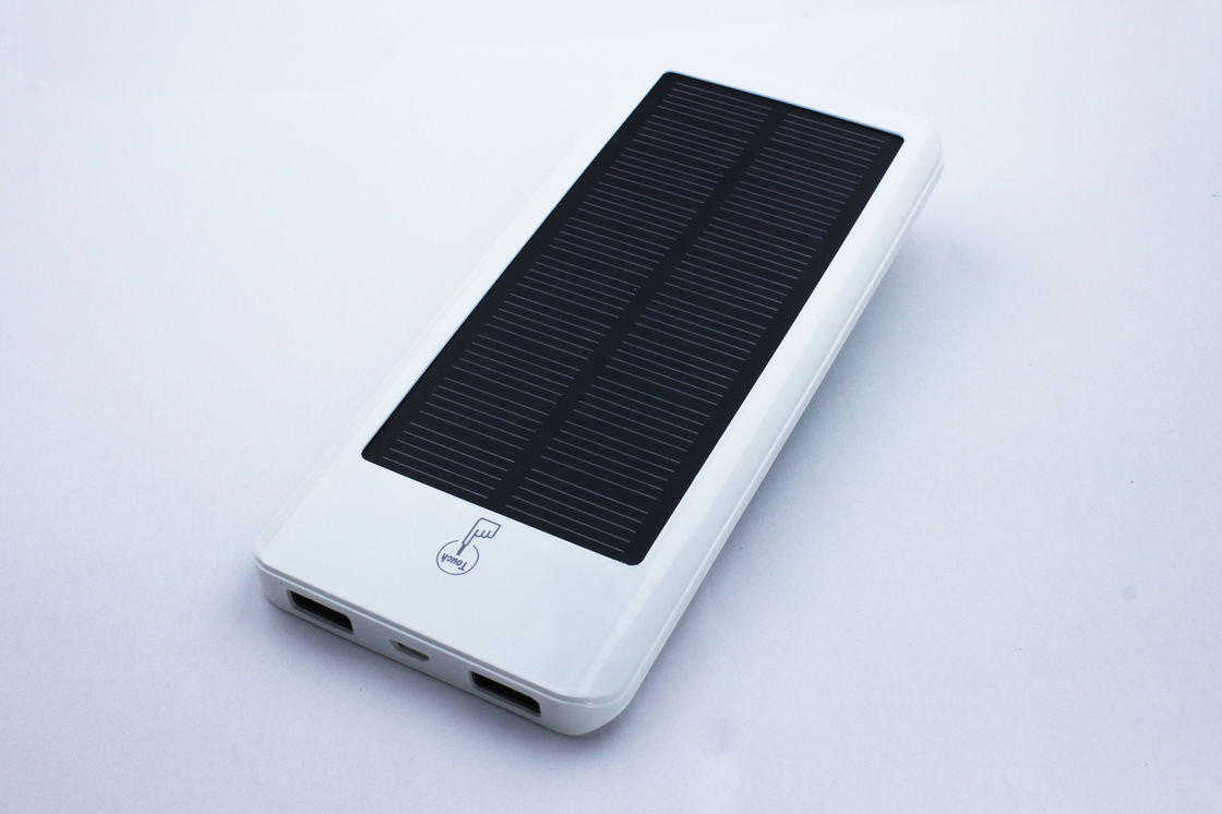 Van de de Omwentelingsindicator van de aanrakingscontrole de Elegante Draagbare Apparaten van USB van de de Zonnemachtsbank