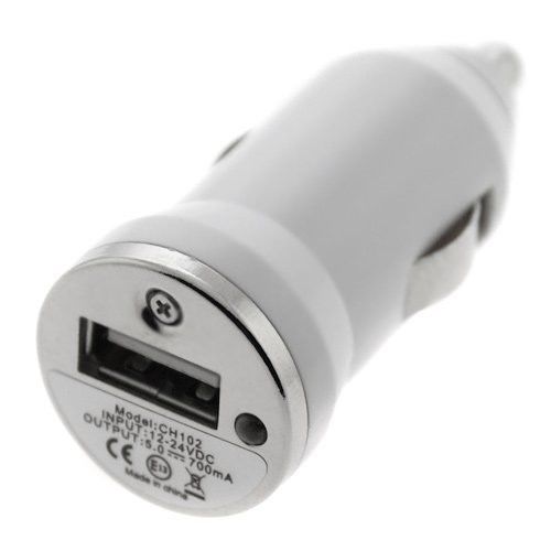 Mini van de iPhoneauto van USB Apple de Laders Witte Macht voor Apple-iPhone 4/4G/4S